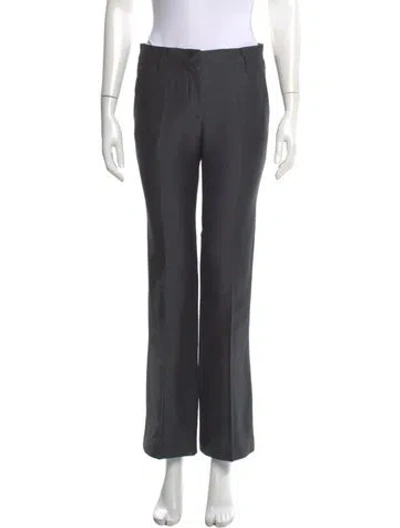 Pre-owned Prada Vintage Wide Leg Pants In Gray