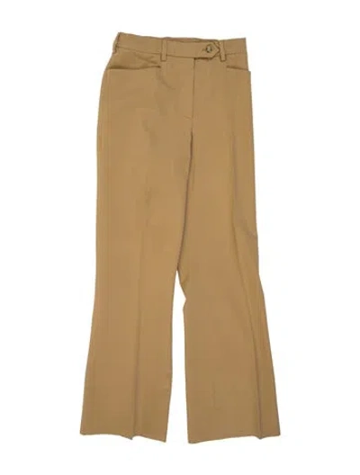 Pre-owned Prada Vintage Wide Leg Pants In Neutral