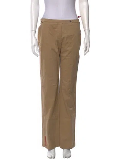 Pre-owned Prada Vintage Wide Leg Pants In Neutral