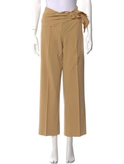 Pre-owned Prada Vintage Wide Leg Pants In Neutral
