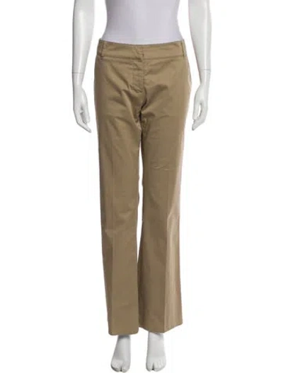 Pre-owned Prada Vintage Wide Leg Pants In Neutral