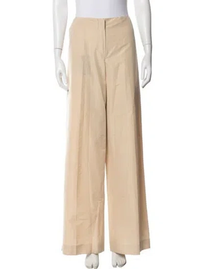 Pre-owned Prada Vintage Wide Leg Pants In Neutrals