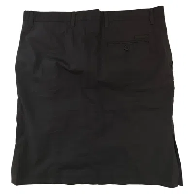 Pre-owned Prada Vintage Women's Blue Skirt Circa 1990s 54cm Length 90cm Waist