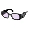 Prada Violet Rectangular Ladies Sunglasses Pr 17ws 16k40j 49 In Black