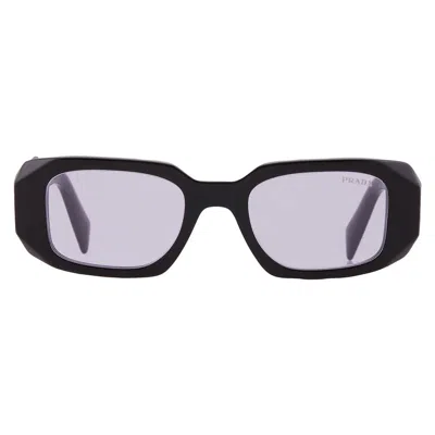 Prada Violet Rectangular Ladies Sunglasses Pr 17wsf 16k40j 51 In Blue