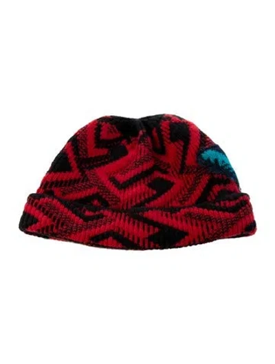 Pre-owned Prada Virgin Wool Beanie In Multi