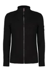 Prada Men's Virgin Wool Cardigan In Black