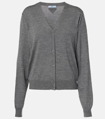 PRADA VIRGIN WOOL CARDIGAN