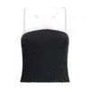 Prada Virgin Wool Crop Top In Black