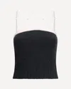 Prada Knitwear With Adjustable Straps And Contrast Trim In Gray