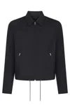 Prada Virgin Wool Jacket In Black