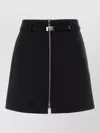 Prada Virgin Wool Mini A-line Skirt