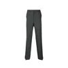 Prada Virgin Wool Pants In Gray