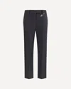 Prada Virgin Wool Pants In Black