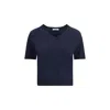 Prada Virgin Wool Sweater In Blue