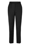 Prada Virgin Wool Trousers In Gray