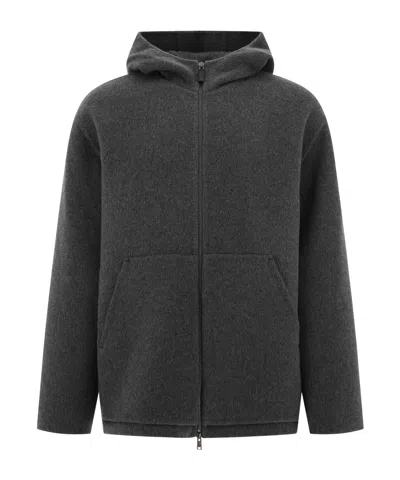 PRADA WOOL HOODIE JACKET