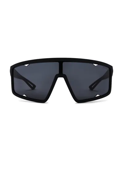 Prada Visor Sunglasses In Matte Black