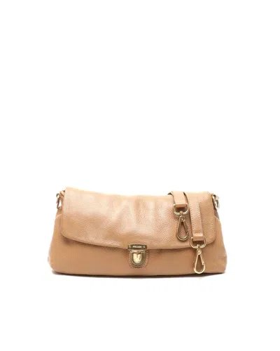 Prada Vitello Daino Crossbody Bag In Red