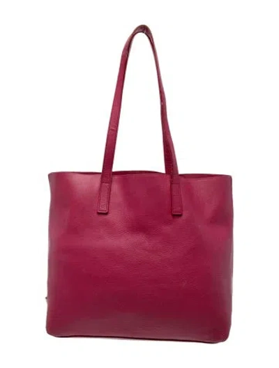 Pre-owned Prada Vitello Daino Leather Tote Large In Pink
