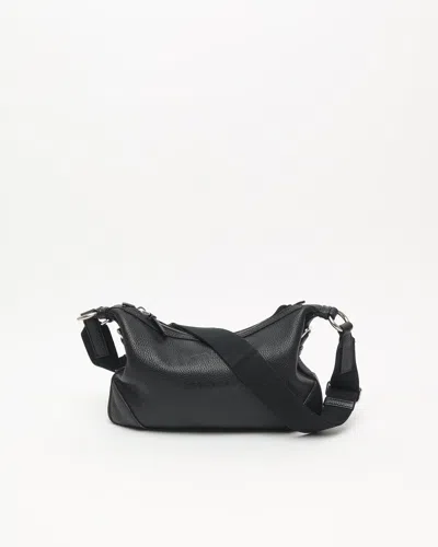 Prada Vitello Logo Bag In Black