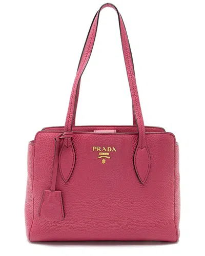 Prada Vitello Phenix Medium Open Tote (authentic Pre-loved)