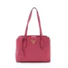 Prada Vitello Phenix Medium Open Tote In Pink