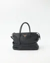 Prada Vitello Phenix Tote Bag In Black