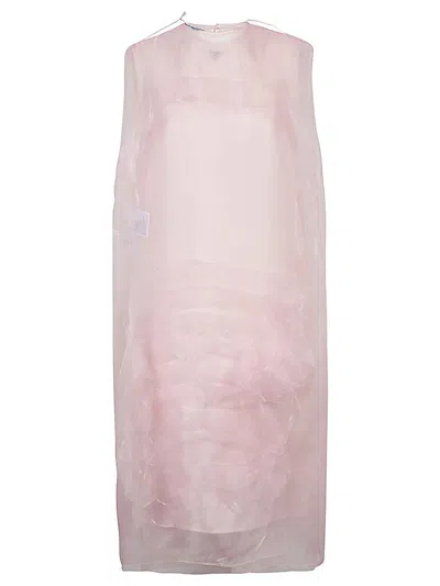 PRADA PRADA VOILE TEC MINI DRESS