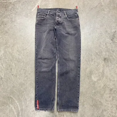 Pre-owned Prada Vtg  Men's Denim Stone Wash Denim Button Fly Jeans (size 34)