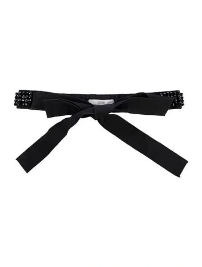 Pre-owned Prada Waist Belt In Black
