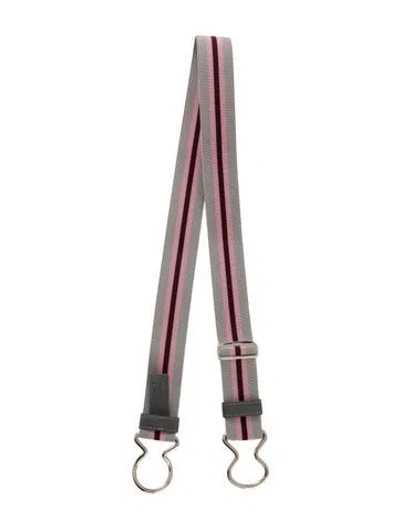 Pre-owned Prada Waist Belt In Gray