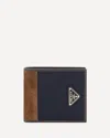 Prada Nylon And Suede Bi-fold Wallet