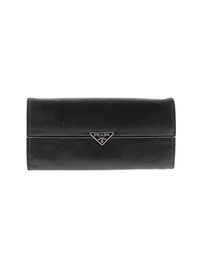 Pre-owned Prada Wallet In Black