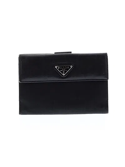 Pre-owned Prada Wallet In Black