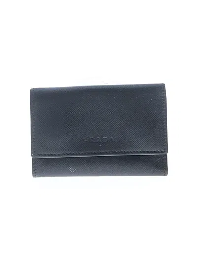 Pre-owned Prada Wallet In Blue