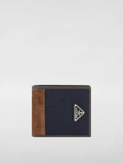 Prada Wallet Men Navy