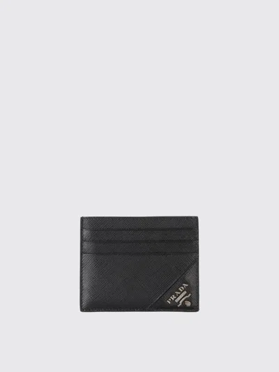 Prada Wallet Men  In Black