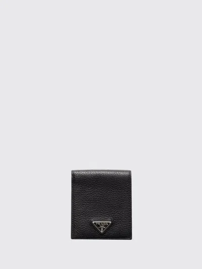 Prada Wallet Men  In Black