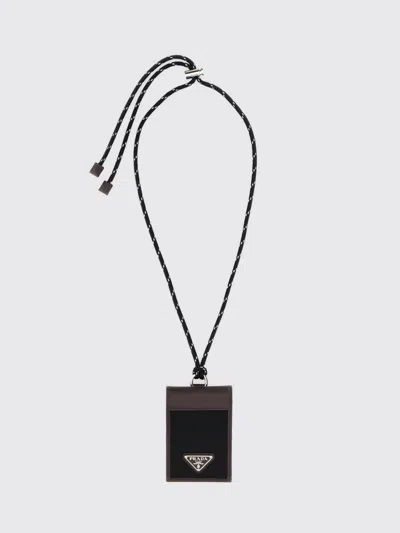 Prada Wallet Men  In Black