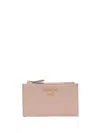 Prada Wallet With Logo In Purple