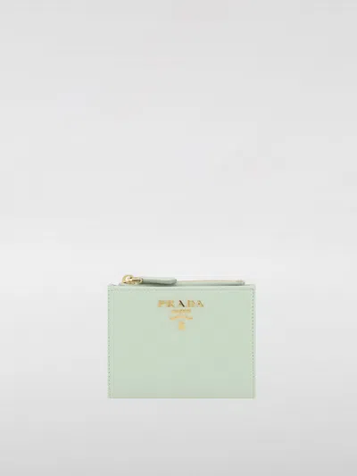 Prada Wallet Woman Green