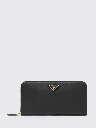 Prada Wallet Woman  In Black