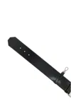 Prada Women Brushed Leather Sleeve In Black