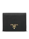 Prada Small Saffiano Leather Bi-fold Wallet