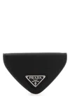 Prada Black Classic Signature Wallet In Black