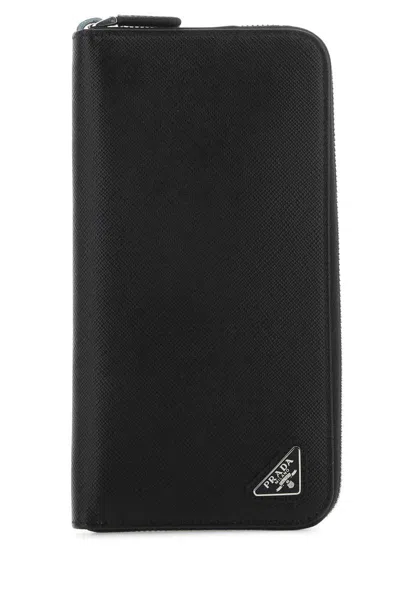Prada Portafoglio-tu Nd  Male In Black