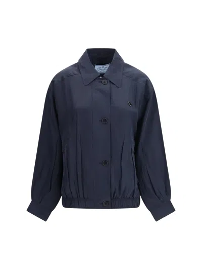 PRADA WASHED SILK JACKET