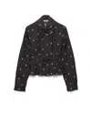 Prada Washed Silk Shirt In Pink