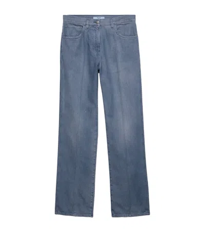 PRADA PRADA WASHED STRAIGHT JEANS